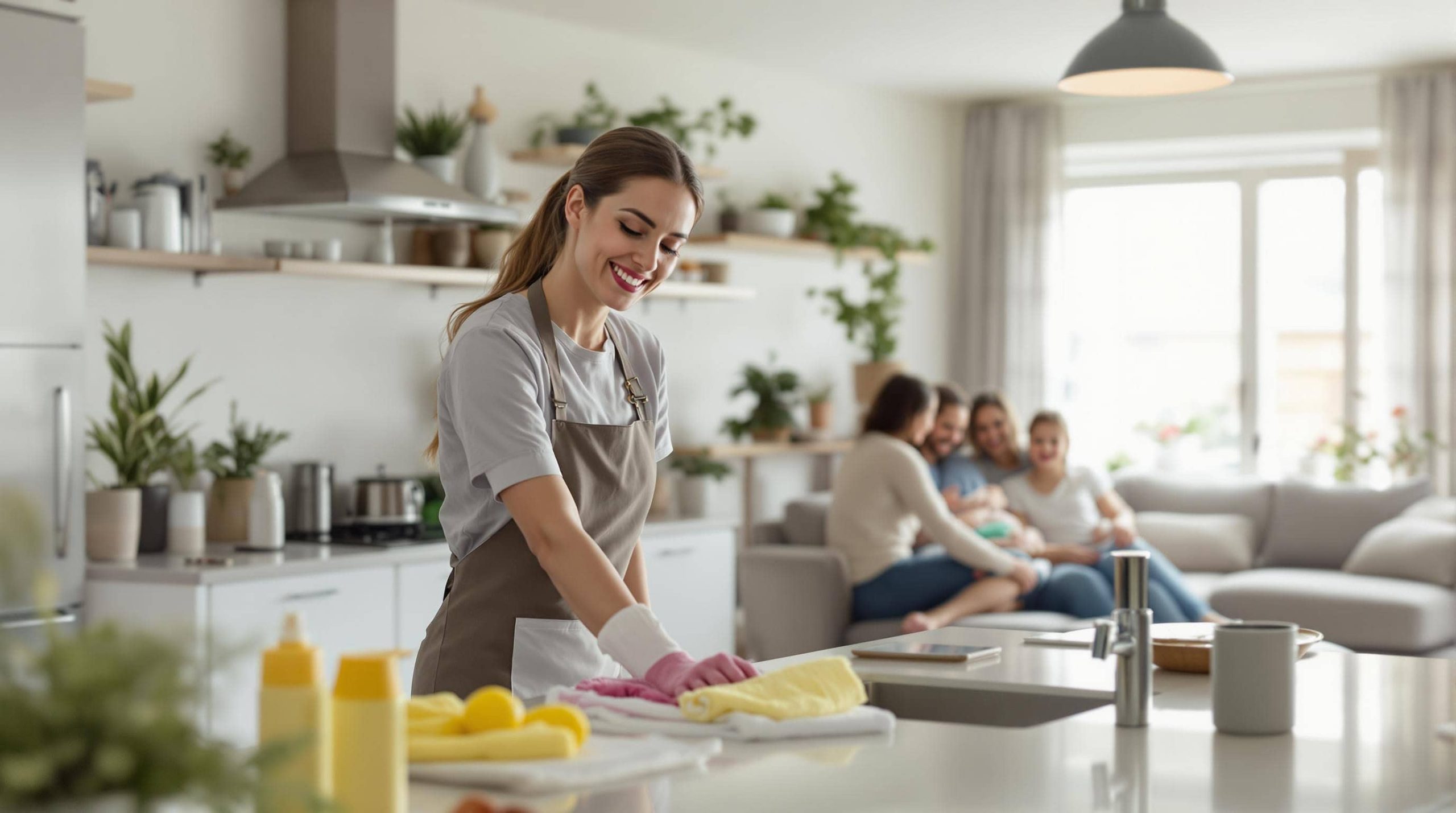 Aide ménagère domicile Houilles : Assistance Premium avec IA